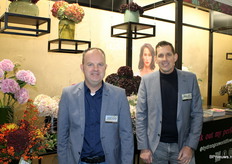 Jacco van der Hoeven of FloraHolland and Arjan van Wijk of Van Wijk Hydrangeas. They are the promotion team of Hydrangeaworld.com.