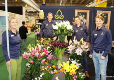Adri Duyvestijn, Peter Poland, Daan Vermeer and Raemon Prins of Van den Bos flowerbulbs.