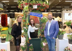 Sandra de Wit of Polderpride, Lisanne Borst of ColorPack and Wouter Steltenpool of Triflor.