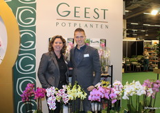 Saskia van Andel and Patrick Schepen of Geest Potplanten.