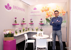 Wouter Konijn of Bremkens Orchids. The German company started with the propagation of young phalaenopsis plants and has been selling 9cm phalaenopsis plants for a year now.
