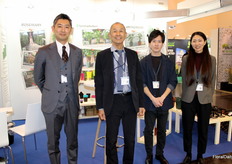 Kazuta Aoyama, Matsuo Aoyama, Kentaro Wada and Seira Togaru of Kaneya made the long journey from Japan to be at the fair