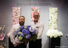 Martijn Kuiper and Jaap Stelder of Hydrangea Breeders Association. Martijn has been working at HBA since 1 January
