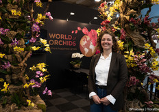 Manon Greeve of World of Orchids, they shared their stand with Green '05