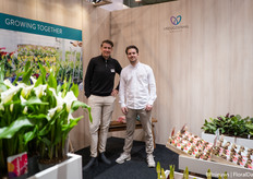 Yuri Westhoff and Joost Janssen of Vreugdenhil Bulbs & Plants