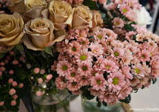 Their stand was full of flowers