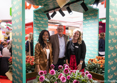 Sirekit Mol, Marc Driessen and Annieck Ruijgrok of Beekenkamp Plants