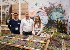 Pieter Koen, Wander Tuinier and Anna Zekveld of Cacti Youngplants