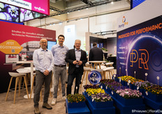 Gerton Derksen, Kevin Menting and Ronald Karsenbarg of Syngenta Flowers