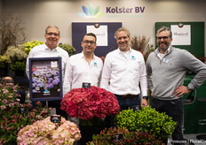Roel Turkenburg of Vitas, agent of Kolster, with Robert-Jan Kolster, Marcel Salman and Milan Korver