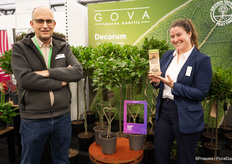 Jack and An Goossens of GOVA, where the little trees for Valentine's Day are already ready to go