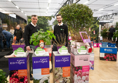 Reinier and Peter of Arie Bouman Tuinplanten, working with themes, also at the nursery