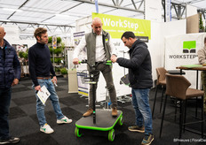 Johan Velting of Workstep gives instructions