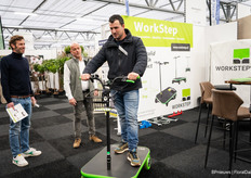 Before the speed of the workstep was tested