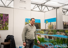 Dolf Verbakel of Waterplantenkwekerij Moerings. 14 February they will organise a spinning competition in collaboration with Van Krimpen for the Ronald Moerings Foundation.