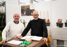 Frank van de Burg of FBB Plant with Ad van der Knaap, Ad Sales Support