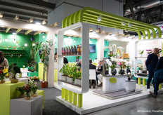 Garden Girls' stand, which also featured Opti-Flor