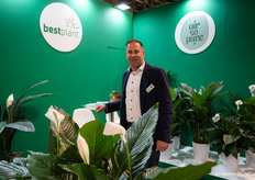 Patrick Zuidgeest of Bestplant. They have been at the fair for several years and have many Italian customers 
