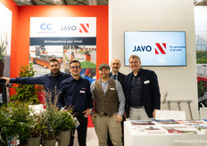 The team in the stand of Javo, Constantini Cuoghi and Lucchini