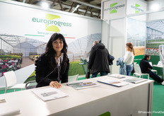 Samantha Morselli of Europrogress, an Italian greenhouse builder.