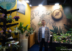 Richard Venema of Plant World with part of their assortment