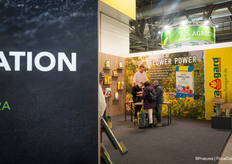 In the stand of Floragard