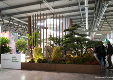 Giorgio Tesi Group's stand where much attention went to the unusual shapes