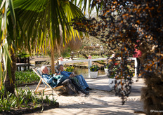 One of many places to unwind for a while