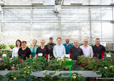 ABZ Seeds' enthusiastic team. "We are going full steam ahead and feel like throwing new colour into it," Ilona Smith (pictured left) says of the arrival of new CEO Marc van Wanroij (second from right) and the takeover by Planasa.