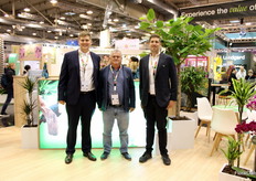 Erick Heinrich and Jose Heinrich of Inversiones Palmeto and Alexander Pacheco Pacheco of Grupo Pacheco, who represented Costa Rica at a joint stand