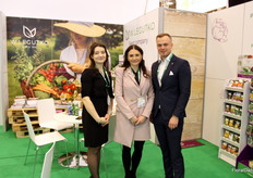 Aleksandra Frackowiak, Joanna Legutko and Szymon Mendel of W. Legutko. The Polish company produces seeds and bulbs