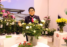 And with the Royal Victoria garden rose, which has a lovely fragrance - something in high demand