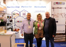 Juan Carlos Gallon, Tatiana Lochowicz and Audun Hem Larsen of Oboya. The company introduced their new company: Nxin