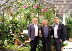 Karsten Hjeresen, Carsten Brendholdt and Jens Hermansen of GASA Group Denmark, the company is one of the largest exporters of plants in Denmark