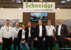 The team from Schneider Youngplants was on hand for visitors at the IPM