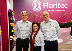 Rick Minck, Daphne Hoogeveen and Martin Berger of Floritec