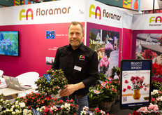 Christoph Stevens of FlorAmor with the 'natural happiness bouquet'