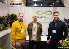 Peter de Ridder, Pieter Bruyndonckx and Laurent Taerwe of Deroose Plants