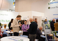 Crowds at the stand of Plantipp and Concept plants