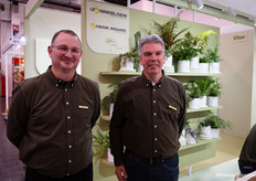 Cris Oostveen and Rob Braam of Henk Braam Ferns