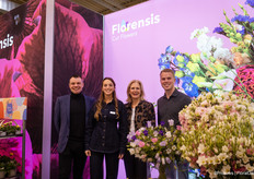 Florensis had its own stand at this year's IPM! Here the Florensis Cut Flowers team: Daniel Jonker, Lisa van Duijnhoven, Christel Reterink and Florian Hoogendoorn