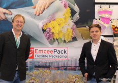 Peter Schalke and Vito de Groot (EmceePack) experience a fine 2nd day of trading.