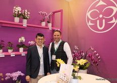 David Chen and peter Aalbregt (SoGo Orchids) IPM is the most important fair for the company.
