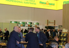 On the stand at Floragard, all staff were busy with customers and relations. An excellent atmosphere.
