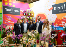 The team from JMP Flowers, a Polish flower grower that markets its Phalaenopsis in Italy under the Mariflora brand