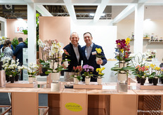 Mathieu van Koppen of Opti-flor and Simone Galetto of Garden line