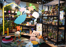 A children's play corner at the PD Plants Holland stand