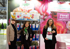 Erica, Monica and Deborah of NIRP with their garden roses