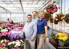 William, Nico and Mieke of PanAmerican Seed
