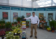 Kees van der Meij from Darwin Plants created a 'cosy corner' in Rijsenhout, at the location of Pan American Seeds